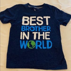 Boys Carters Tee (Best Brother) 4T